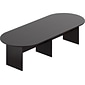 Offices To Go Superior Laminate Racetrack Conference Table, 29.5"H x 120"L x 48"D, Espresso (SL12048RS-AEL)