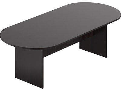 Offices To Go Superior Laminate Racetrack Conference Table, 29.5H x 95L x 44D, Espresso (SL9544RS