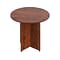 Offices to Go Superior Laminate Round Conference Table, Cherry (SL36R-ADC)