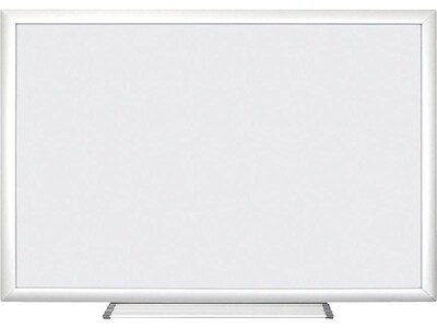 U Brands Basics Plus Steel Dry-Erase Whiteboard, Aluminum Frame, 4 x 6 (073U00-01)