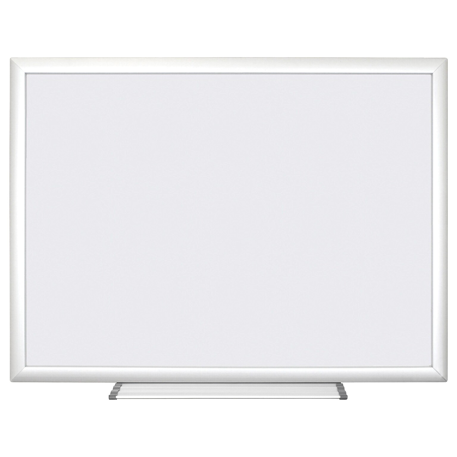 U Brands Basics Plus Steel Dry-Erase Whiteboard, Aluminum Frame, 4 x 3 (072U00-01)