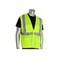 Protective Industrial Products High Visibility Sleeveless Safety Vest, ANSI Class R2, Lime Yellow, 3XL (302-MVGZ4PLY-3X)