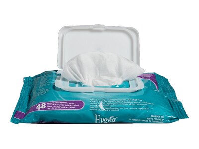 Hygea Flushable Wipes, Floral, 48 Wipes/Pack 12 Packs/Case (A500F48)