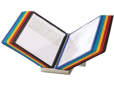 Durable VARIO Desk System 20 Document Holder, 8.5" x 11", Assorted Plastic (536100)