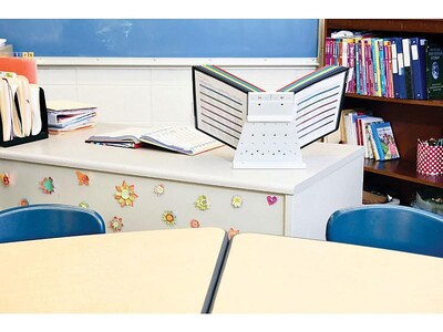 Durable VARIO Desk System 20 Document Holder, 8.5" x 11", Assorted Plastic (536100)