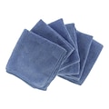 Shaxon Ultra Absorbent Microfiber Cleaning Cloth, Blue, 6/Pack (SHX-MFW6-B)