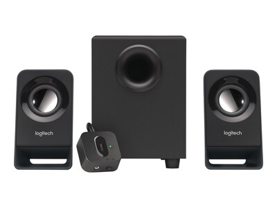 Logitech Z213 Compact 2.1 Computer Speaker System, Black (980-000941)