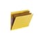 Smead End Tab Pressboard Classification Folders with SafeSHIELD Fasteners, Letter Size, Yellow, 10/B