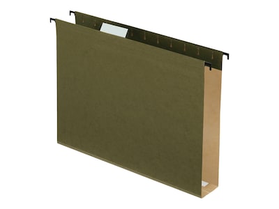 Pendaflex SureHook Reinforced Hanging File Folders, Extra Capacity, Letter Size, Standard Green, 20/