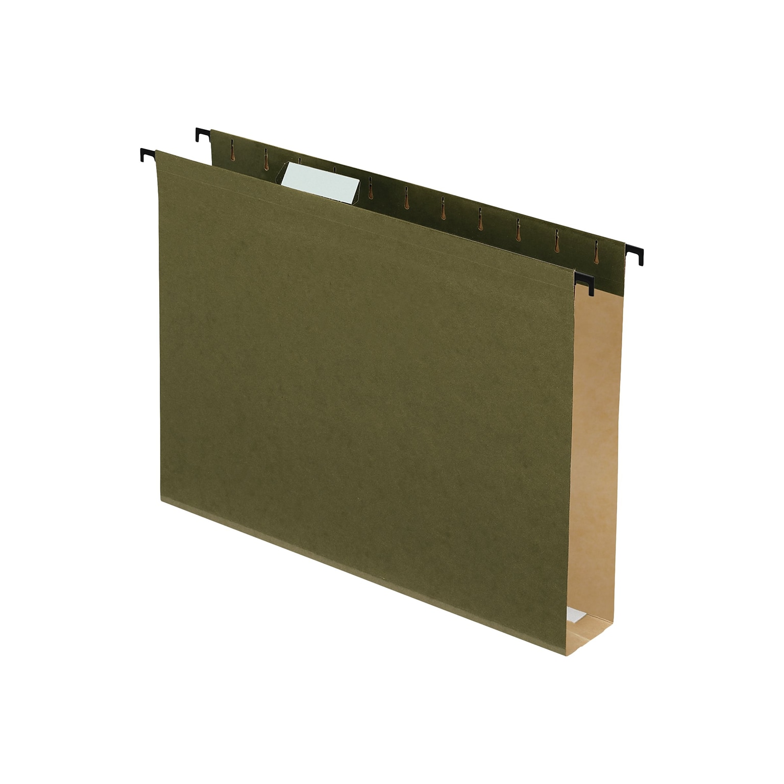 Pendaflex SureHook Reinforced Hanging File Folders, Extra Capacity, Letter Size, Standard Green, 20/Box (PFX 6152x2)