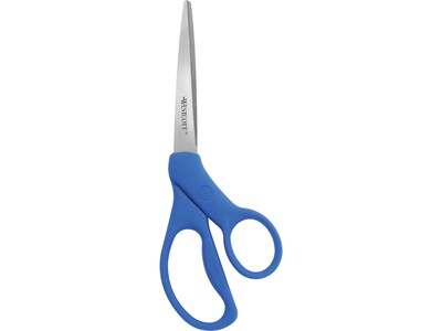 Westcott - Westcott 7 All Purpose Preferred Stainless Steel Scissors, Blue  (44217)