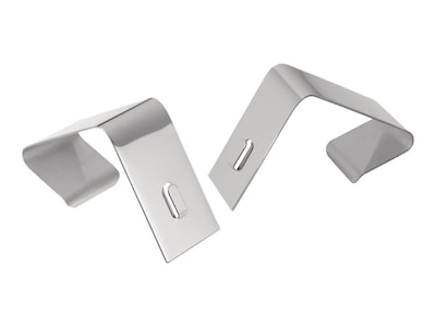 Quartet Cubicle Hangers, Silver, 1/Pair (7501)