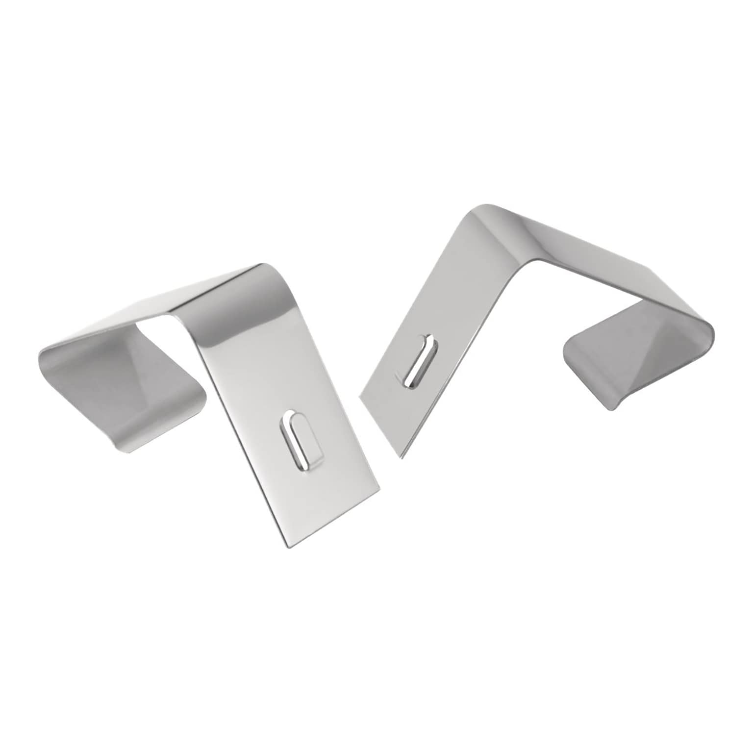 Quartet Cubicle Hangers, Silver, 1/Pair (7501)