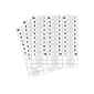 Redi-Tag® Numerical Tabs, White, 1" Wide, 104 Tabs per Pack (31001)