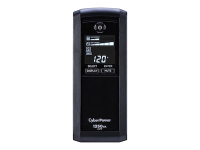 CyberPower Intelligent LCD Mini Tower UPS, Black (CP1350AVRLCD)