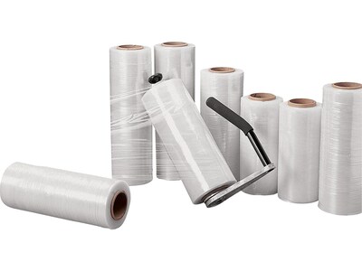 Cast 60 Gauge Hand Dispenser Stretch Wraps 15"W x 2000'L, 4/Carton (HQ1560)
