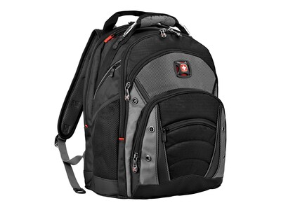 Wenger Synergy Laptop Backpack, Black/Gray (GA-7305-14F00)