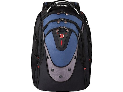 Wenger Ibex Laptop Backpack, Black/Blue (27316060)