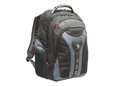 Wenger Pegasus Laptop Backpack, Large, Black/Blue (27306060)