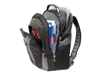 Wenger Pegasus Laptop Backpack, Large, Black/Blue (27306060)
