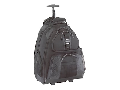Targus Rolling Laptop Backpack, Black (TSB700)
