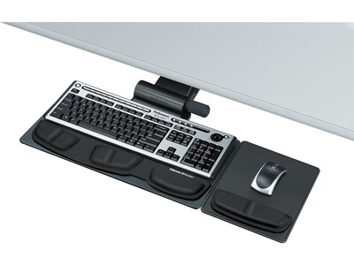 Fellowes Professional Series Premier Adjustable Keyboard Tray, Black (8036001)