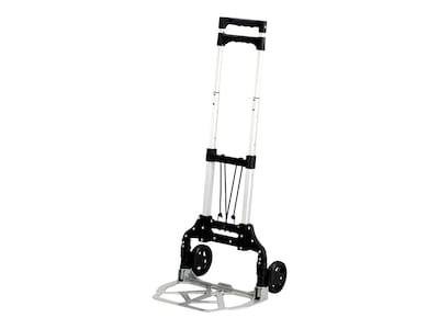 Safco Stow and Go Cart Hand Truck, 110 lbs., Black (4049NC)