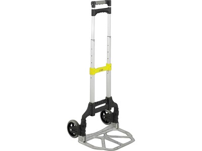 Safco Stow and Go Cart Hand Truck, 110 lbs., Black (4049NC)