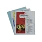 C-Line Punchless Report Covers, Letter, Clear, 100/Box (31357)