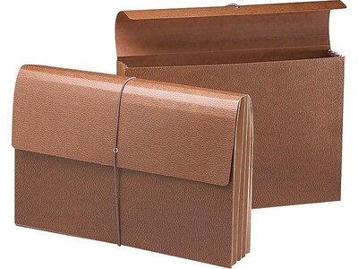 Smead Redrope Expanding Wallet, 5-1/4 Expansion, Legal Size, Brown, 10/Box (71376)