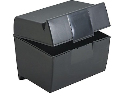 Oxford 4 x 6 Index Card Box, Black (OXF 01461)