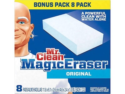 Mr. Clean Magic Eraser Original White Sponges, 8/Pack (45084)