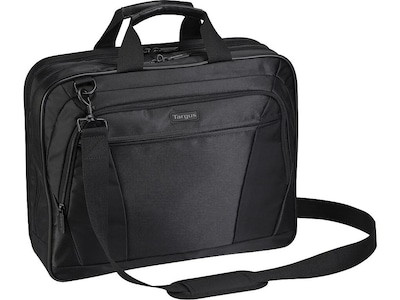 Targus CityLite Laptop Briefcase, Black Polyester (TBT053US)