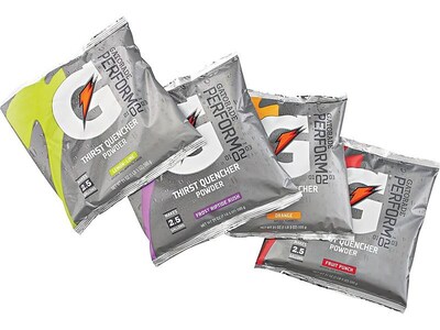 Gatorade Perform 02 Thirst Quencher Variety Pack Powdered Sports Drink Mix, 21 oz., 32/Carton (308-03944)
