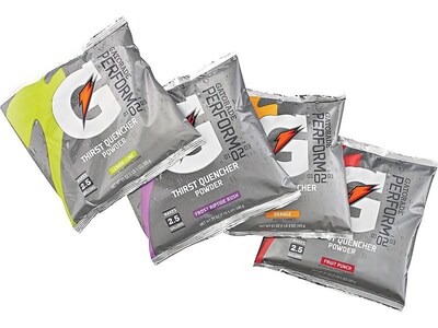 Gatorade Perform 02 Thirst Quencher Variety Pack Powdered Sports Drink Mix, 21 oz., 32/Carton (308-03944)