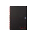 Black n Red Professional Notebook, 4-3/4 x 6, 70 Sheets, Wide Ruled, Black/Red Accents (F67010)