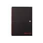 Black N' Red Professional Notebooks, 4.75" x 6", Wide Ruled, 70 Sheets, Black (JDKF67010)