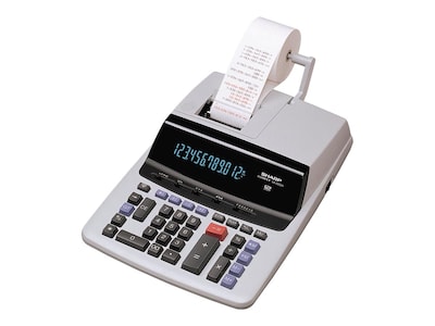 Sharp Compet VX-2652H 12-Digit Desktop Calculator, White