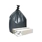 Berry Global Platinum Plus 45 Gallon Industrial Trash Bag, 39" x 46", Low Density, 1.55 mil, Gray, 50 Bags/Box (PLA4870)