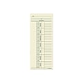 Adams Time Cards for Acroprint 125, ES700, ES900, ESP180 Time Clock, 200/Pack (ABF 9660-200)