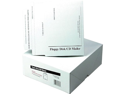 5.13 x 5 Peel & Seal Fiberboard Mailers, CD/DVD, 25/Box (QUAE7265)