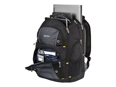 Targus Drifter II Laptop Backpack, Black/Gray (TAR-TSB239US)