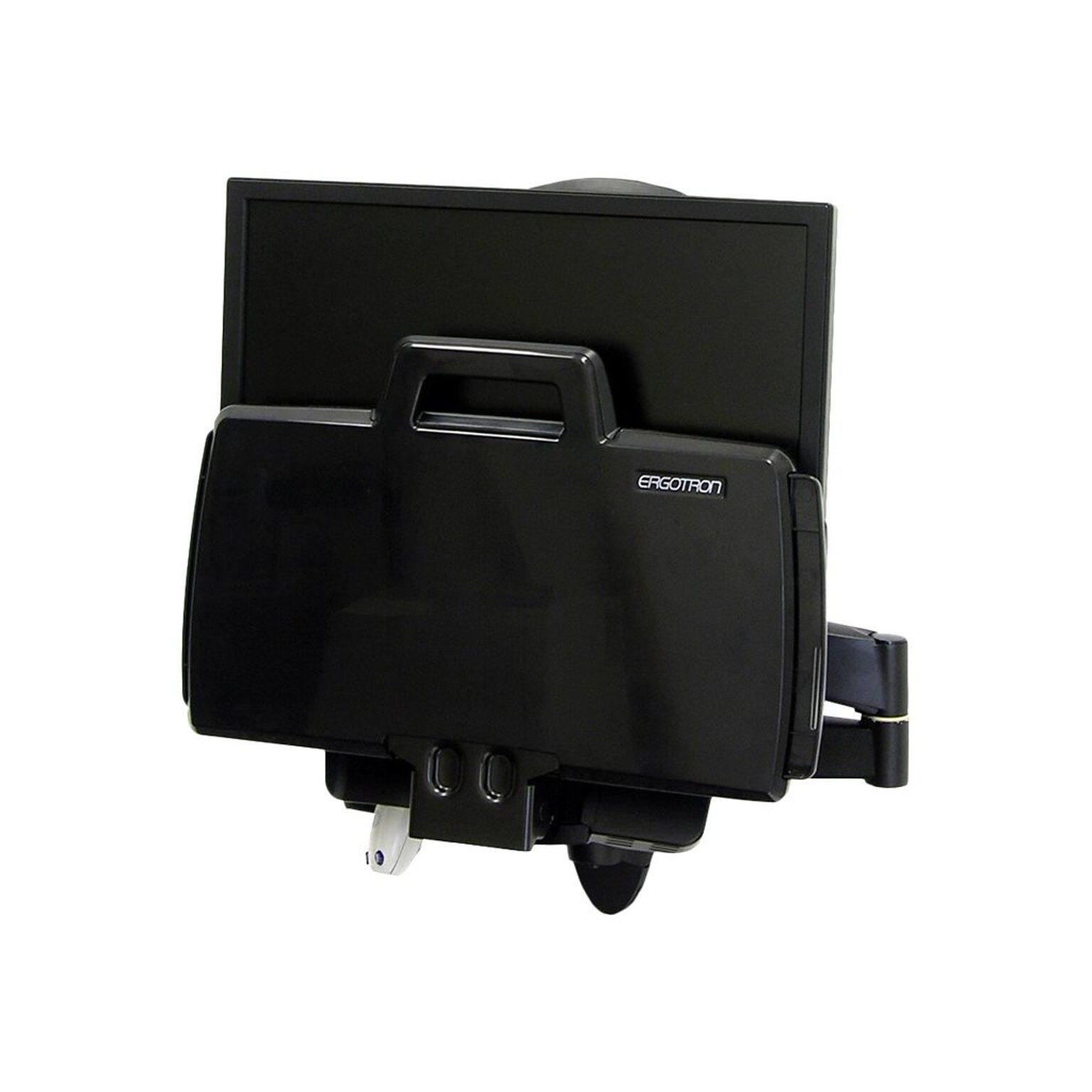 Ergotron 200 Series Combo Monitor Arm, Up to 24 Monitor, Black (45-230-200)