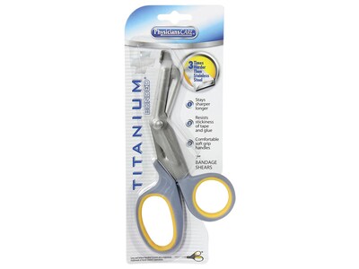 First Aid Only 7" Bandage Shears, Titanium Bonded, Each (90292)