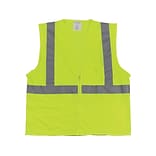 PIP Zipper Safety Vest, ANSI Type R Class 2, Large, Hi-Vis Lime Yellow (302-0702Z-LY/L)