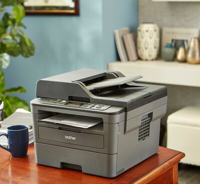 Brother DCP-L2550DW Wireless Monochrome Laser All-In-One Printer, Refurbished