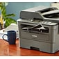 Brother DCP-L2550DW Wireless Monochrome Laser All-In-One Printer, Refurbished