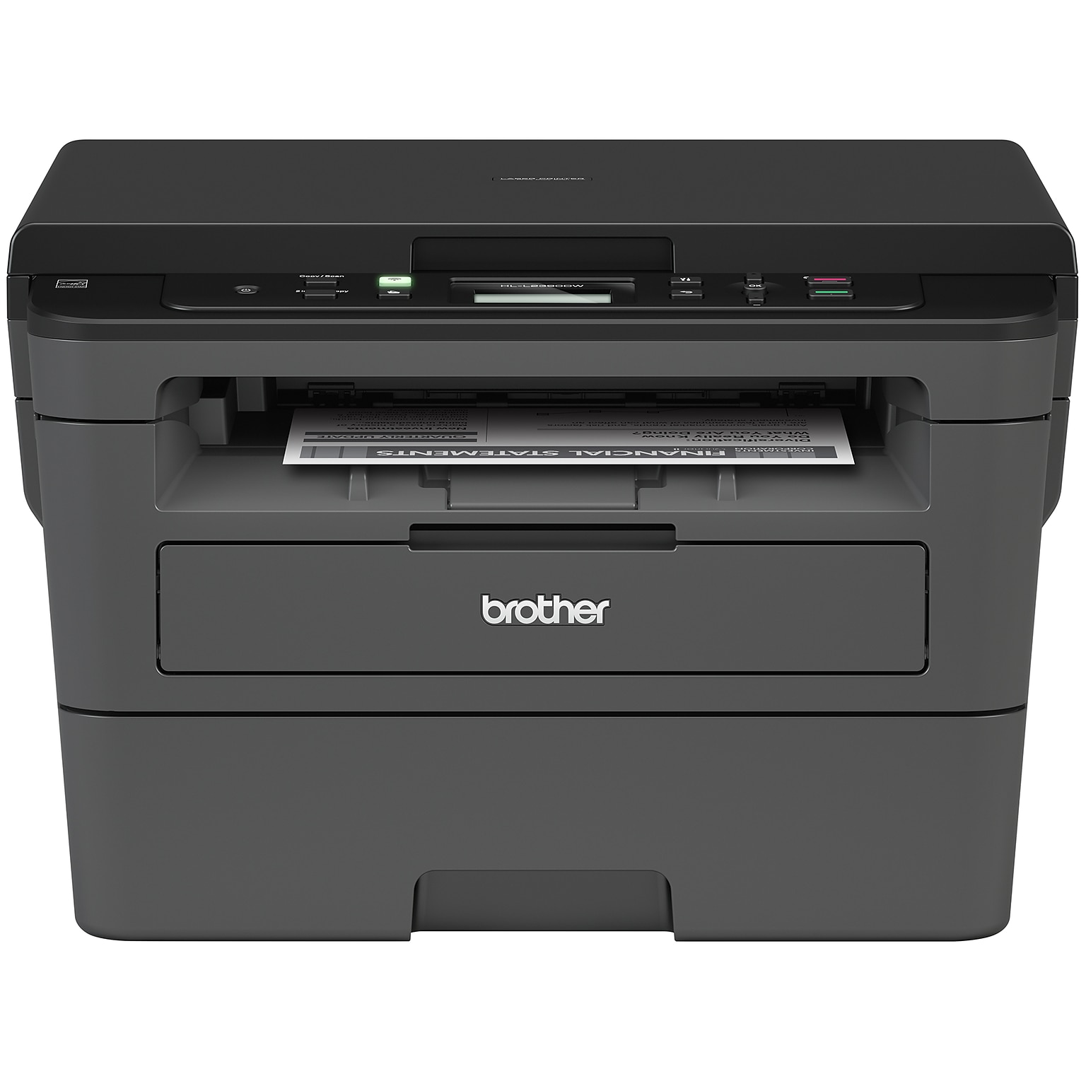 Brother HL-L2390DW Wireless Monochrome Laser Printer, Refurbished