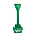 Amscan St. Patricks Day Shamrock-Shaped Half Yard Drinking Glass, 17, 3/Pack (350365)