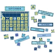 Eureka Blue Harmony Calendar Bulletin Board Set, 83 pieces (EU-847548)